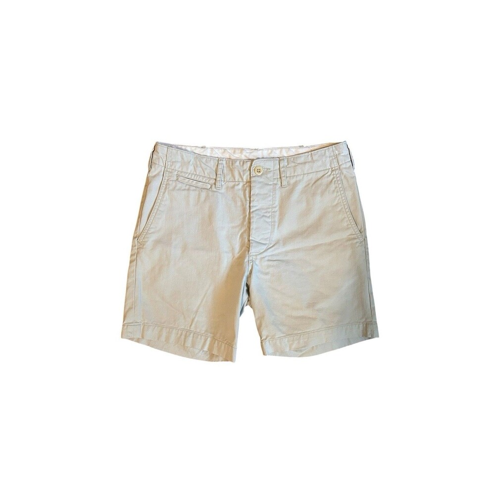 Buck Mason Shorts Mens 29 Officer Slub Twill Chino Casual Preppy Pockets